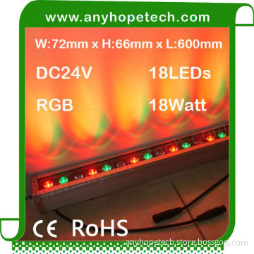 CE RoHS UL 18leds lowest price rgb led wall washer